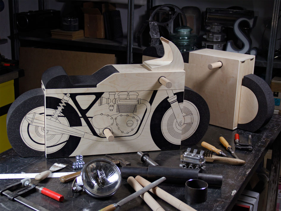 la Special...pochi tocchi ed ecco una vera cafè racer